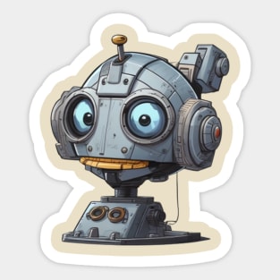 head robots Sticker